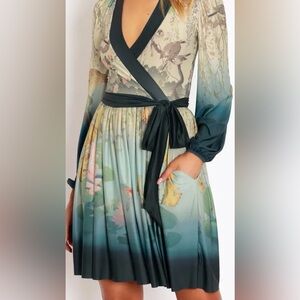 Blackmilk Don’t Be Koi Wrap Dress NWT Size L - SOLD OUT